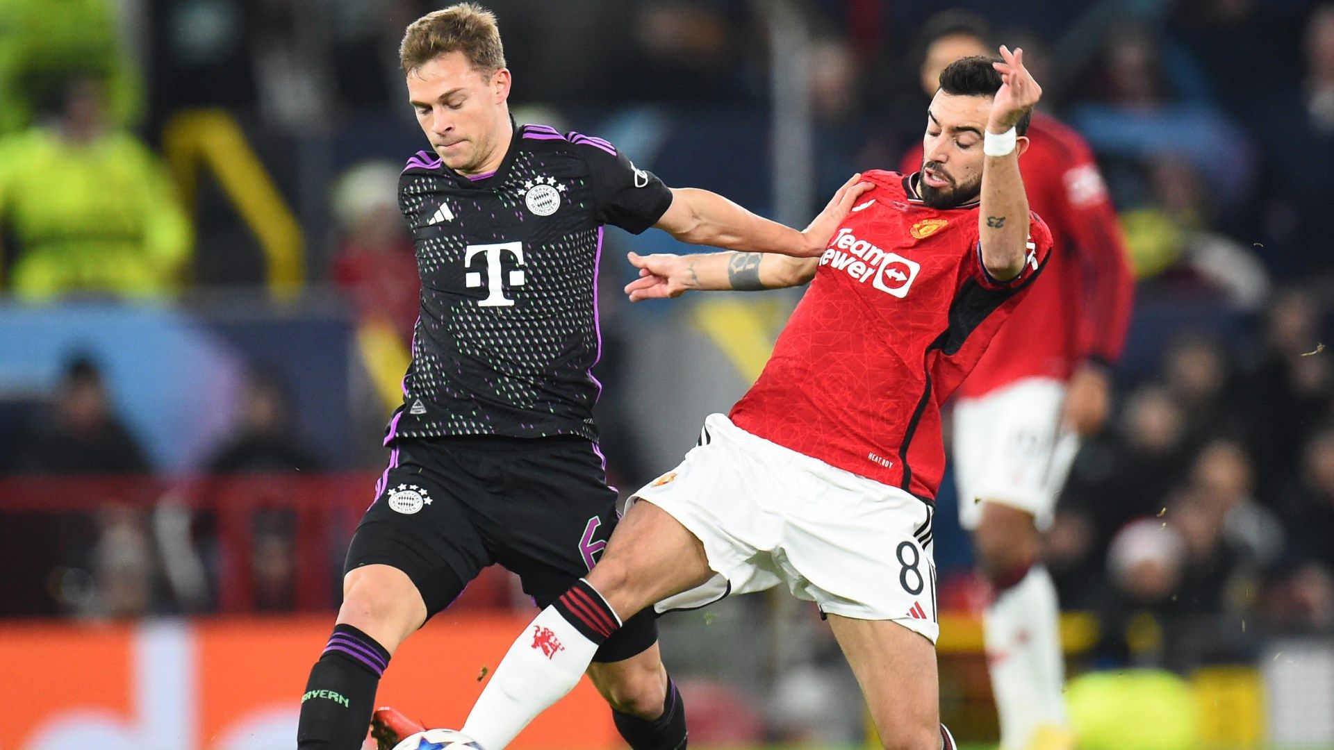 Kimmich Fernandes Manchester United Bayern Champions League 12122023