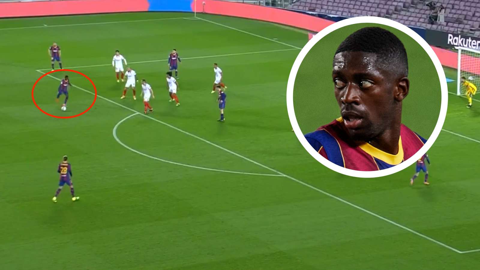 GFX Ousmane Dembele Barcelona Sevilla