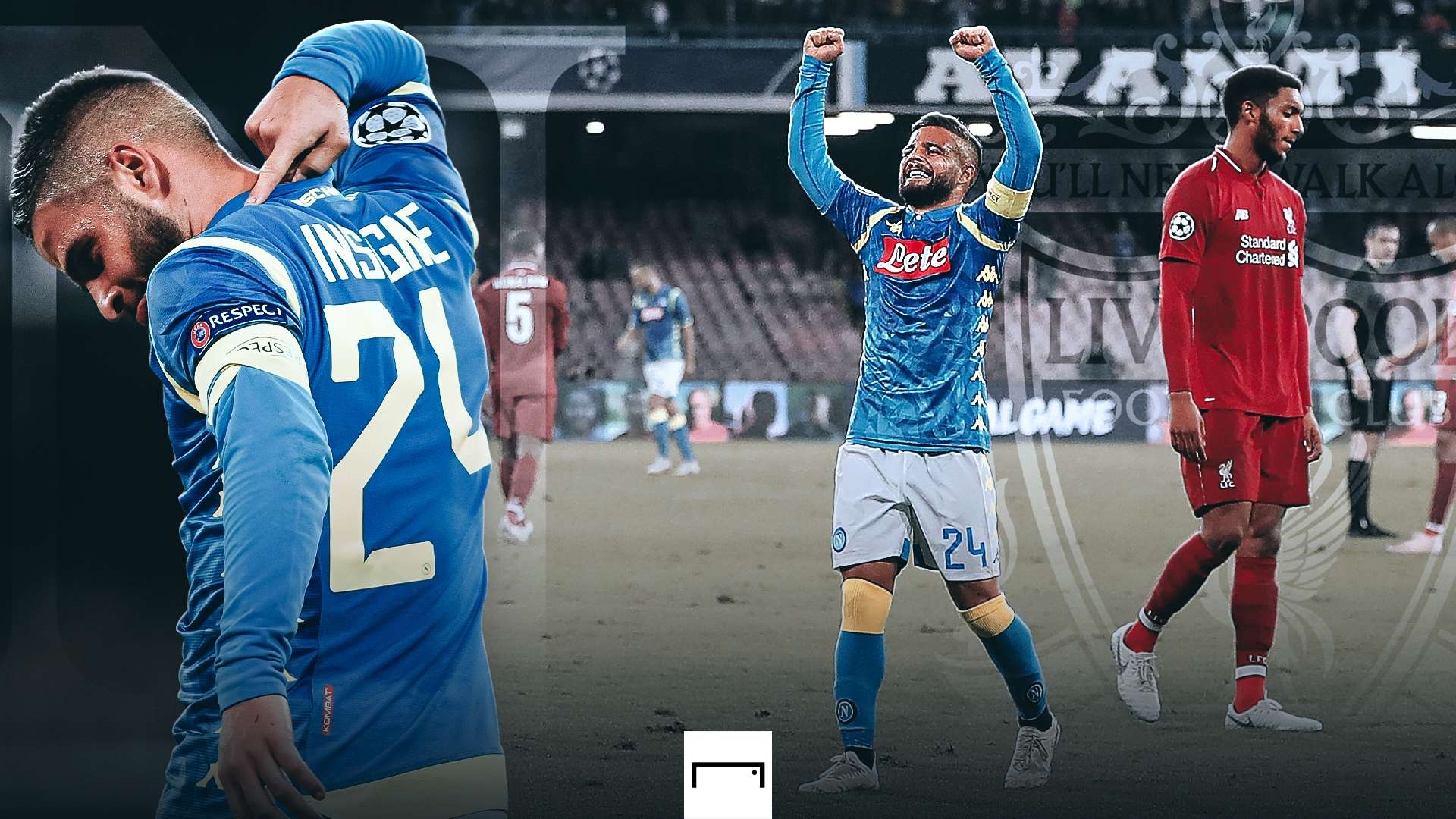 Lorenzo Insigne Napoli Liverpool 2018 GFX
