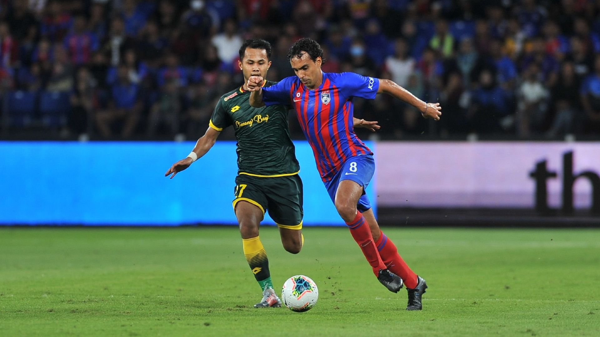 Diogo Luis Santo, Hadin Azman, Johor Darul Ta'zim v Kedah, Malaysia Super League, 28 Feb 2020
