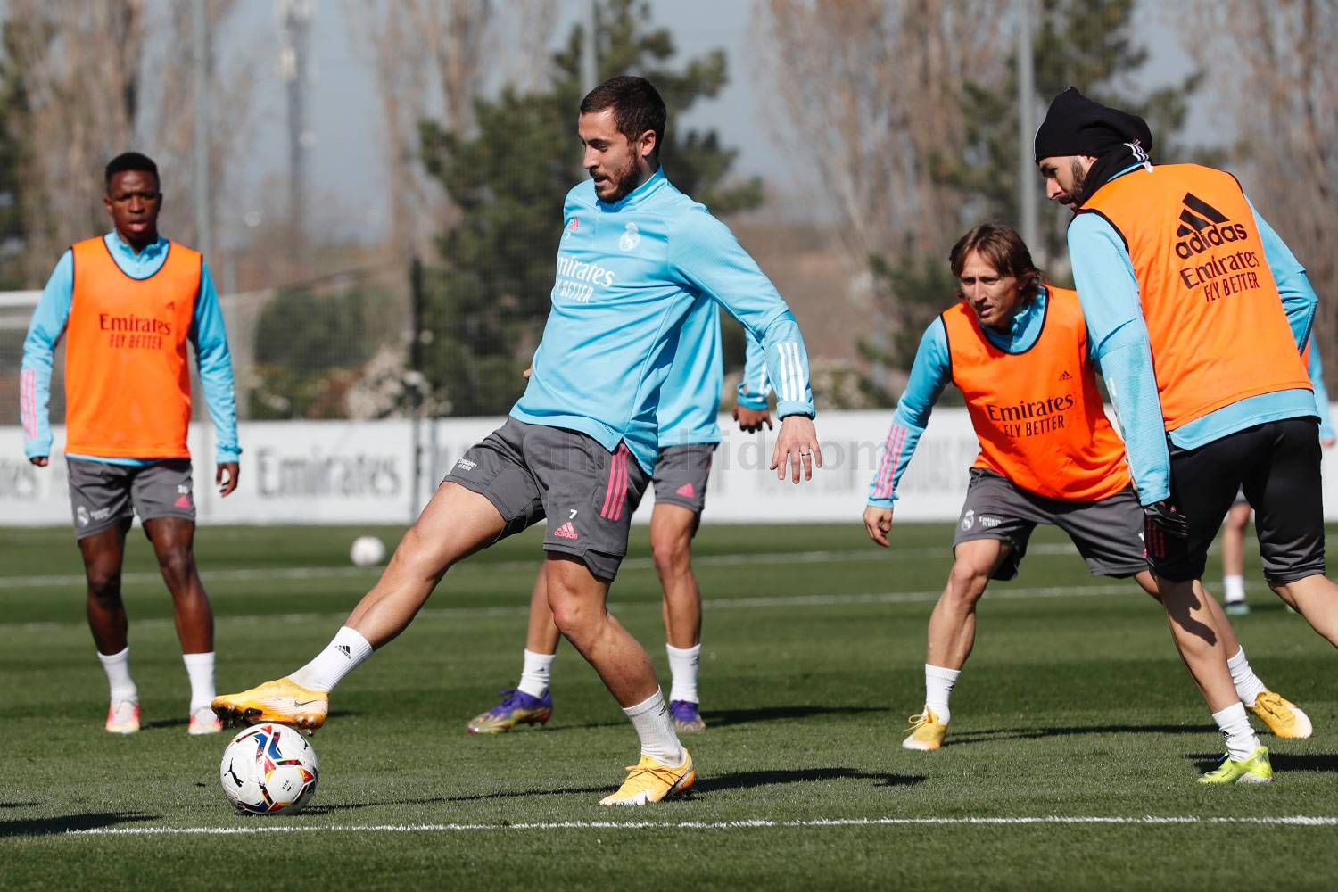 Hazard Real Madrid entrenamiento