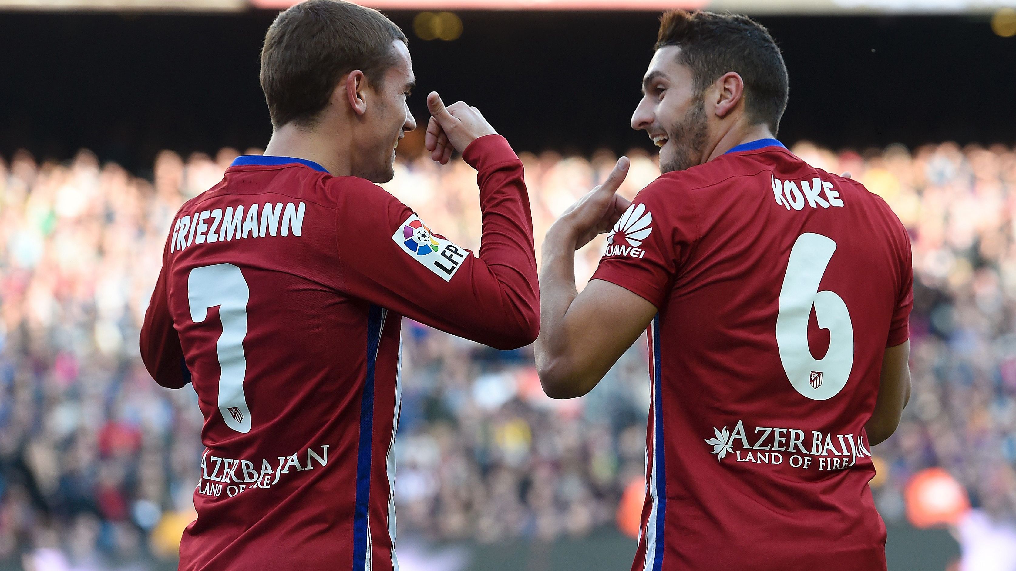 antoin griezmann koke Barcelona atletico 30012016