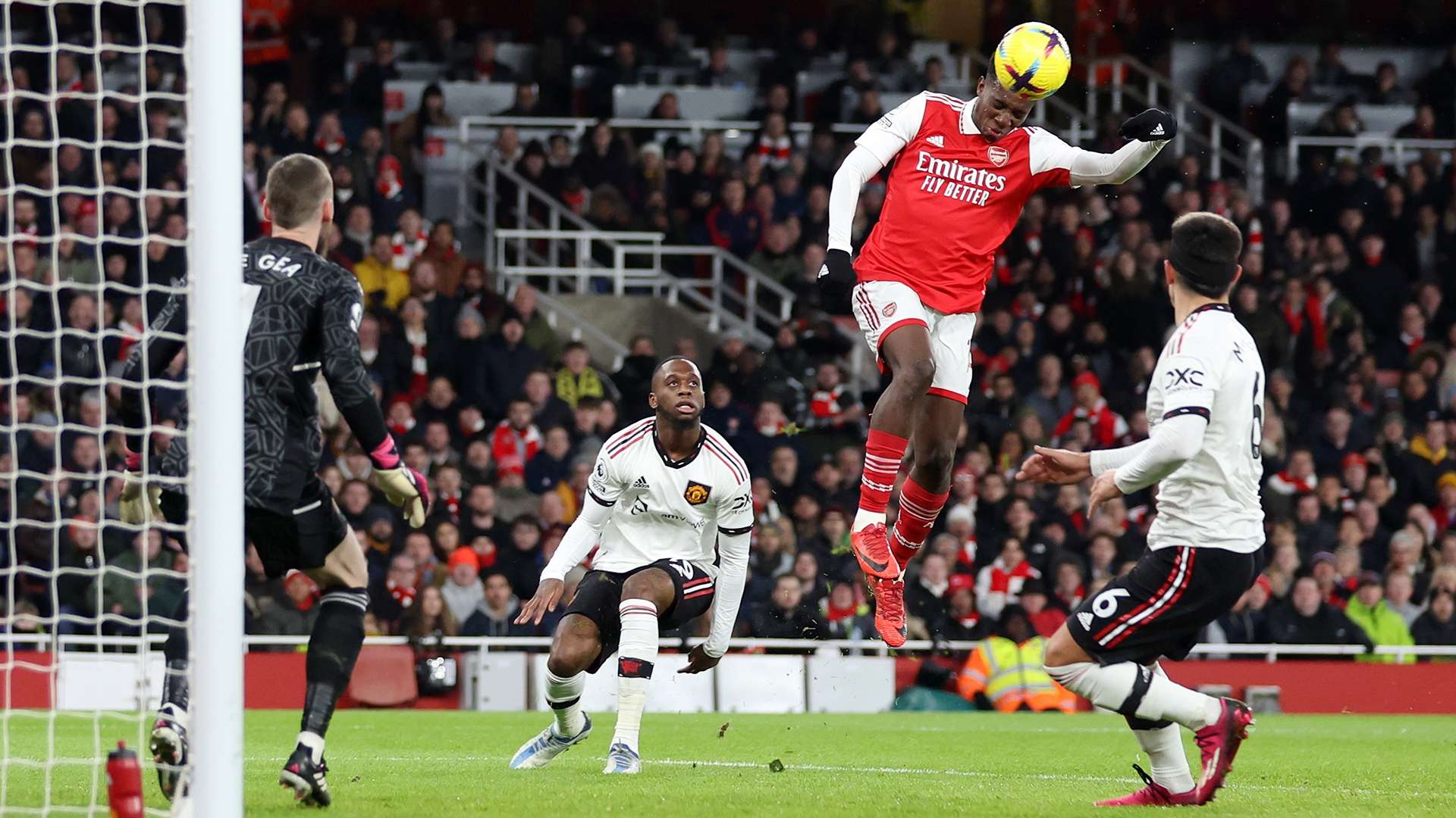 Eddie Nketiah Arsenal Man Utd 2022-23