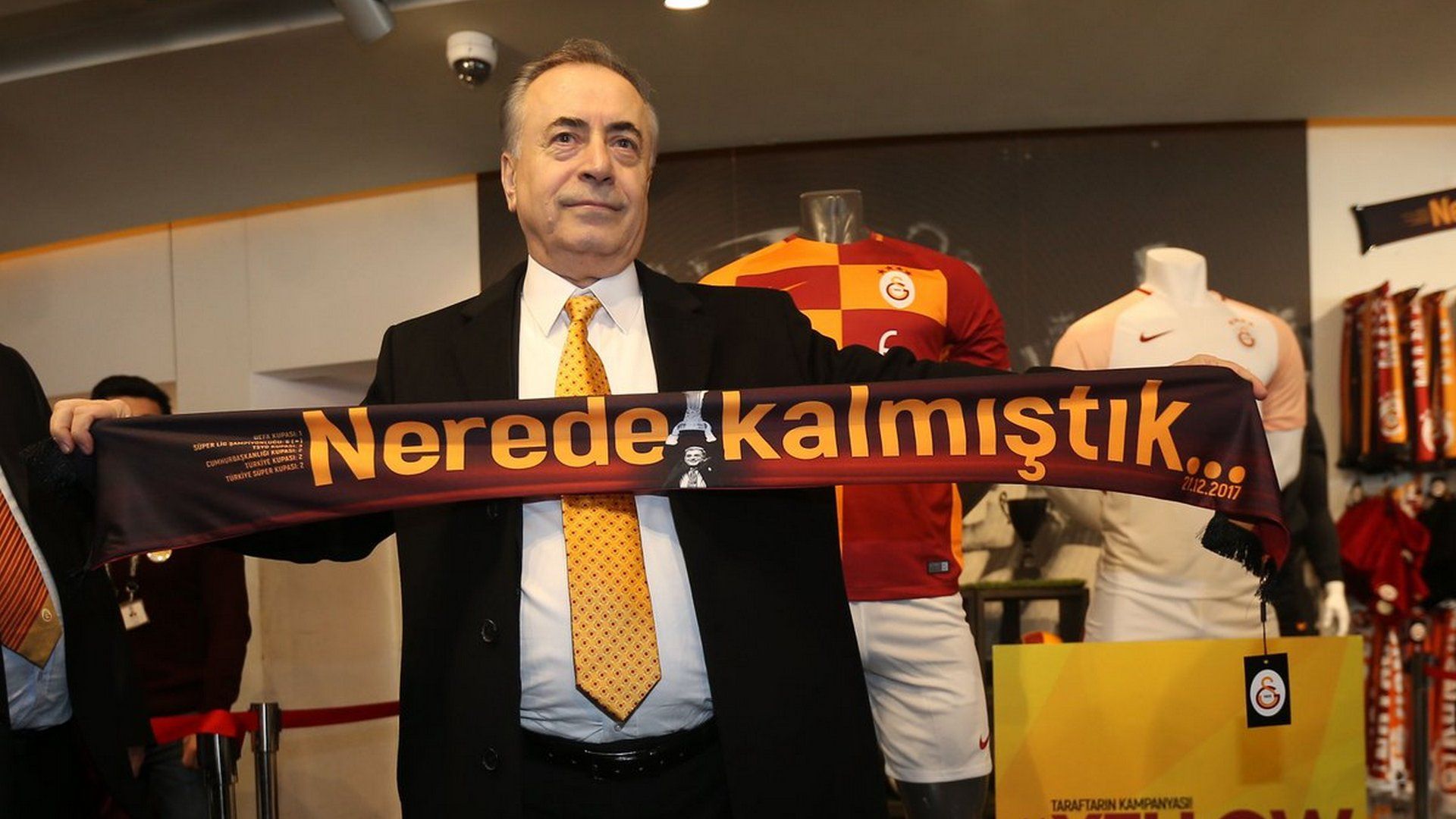 Galatasaray president Mustafa Cengiz