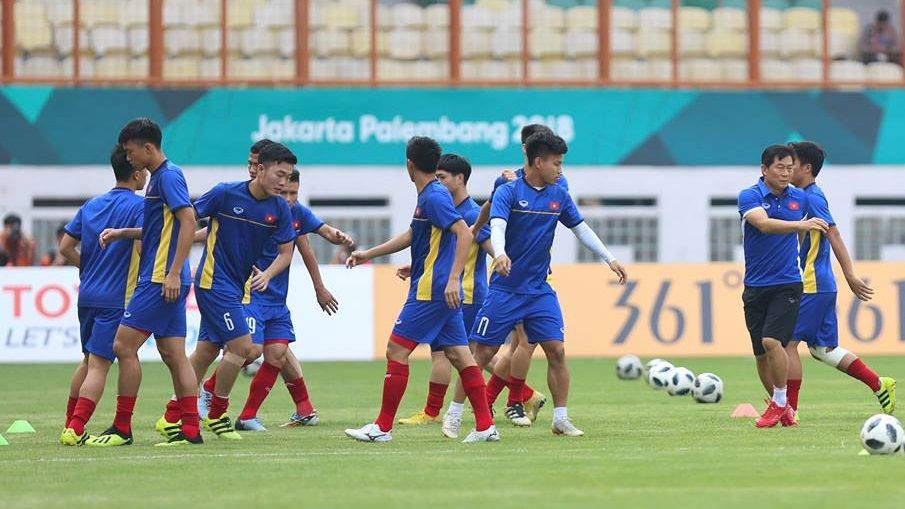 Olympic Việt Nam Olympic Pakistan Bảng D ASIAD 2018