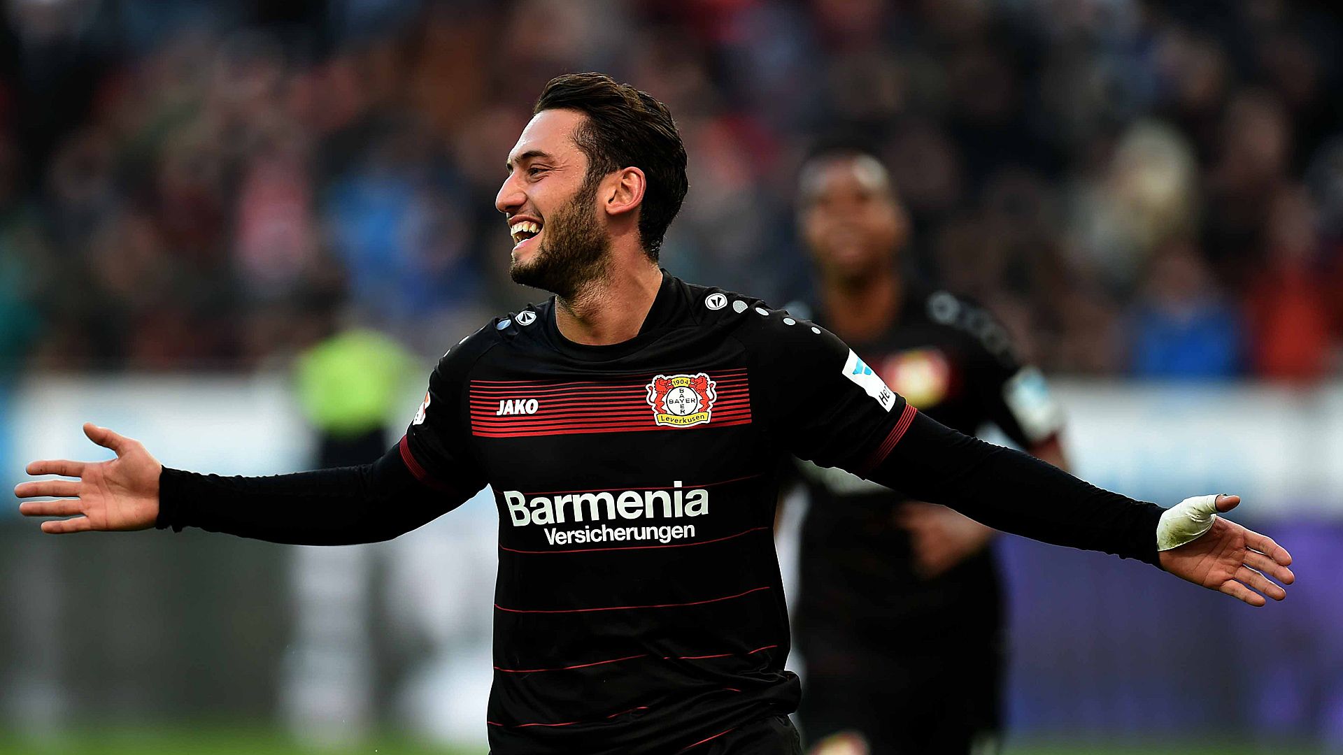 Hakan Calhanoglu Bayer Leverkusen Hertha BSC 01222017