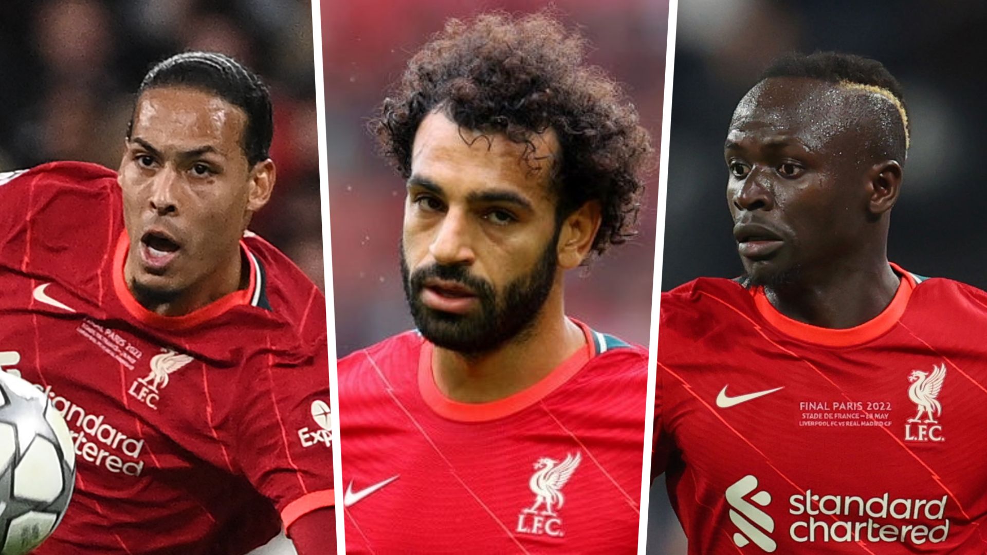 Van Dijk Salah Mane 2022