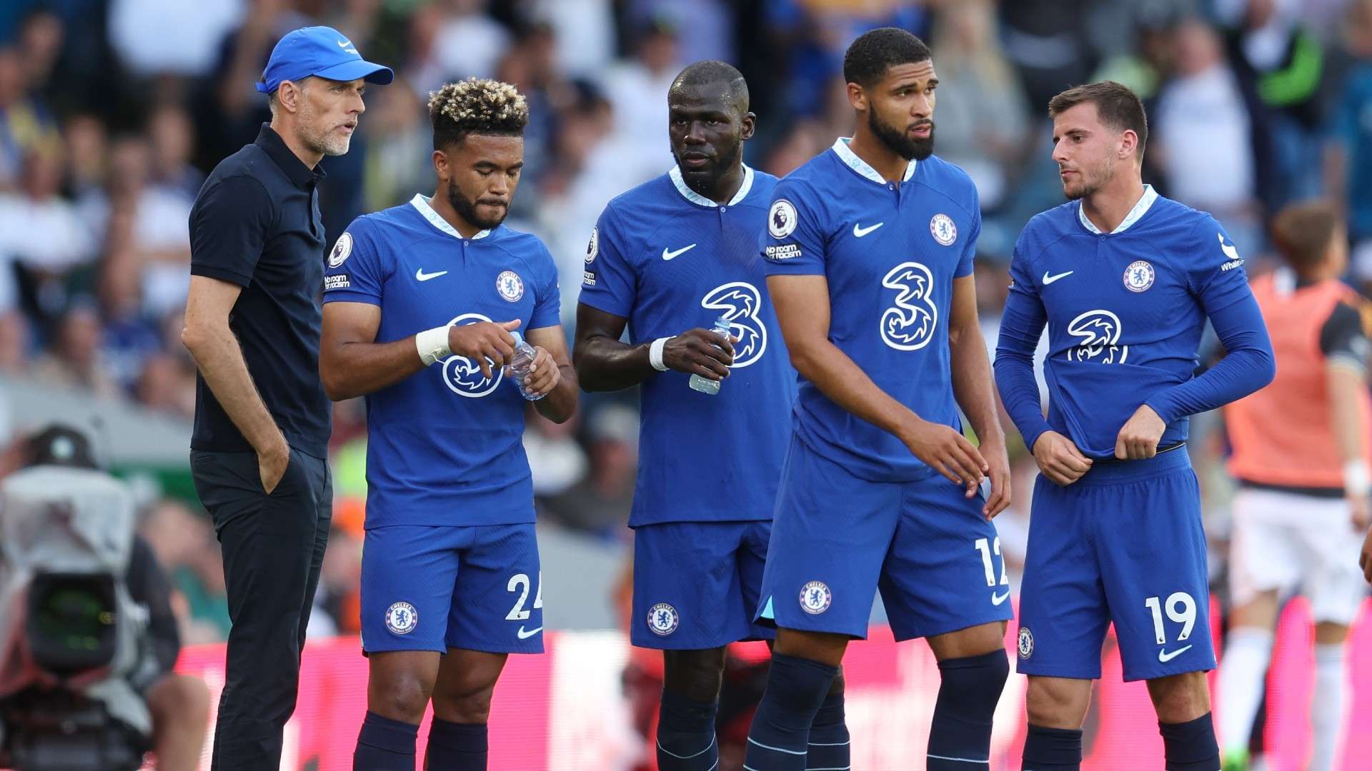 Thomas Tuchel Ruben Loftus-Cheek Reece James Chelsea Leeds 2022-23