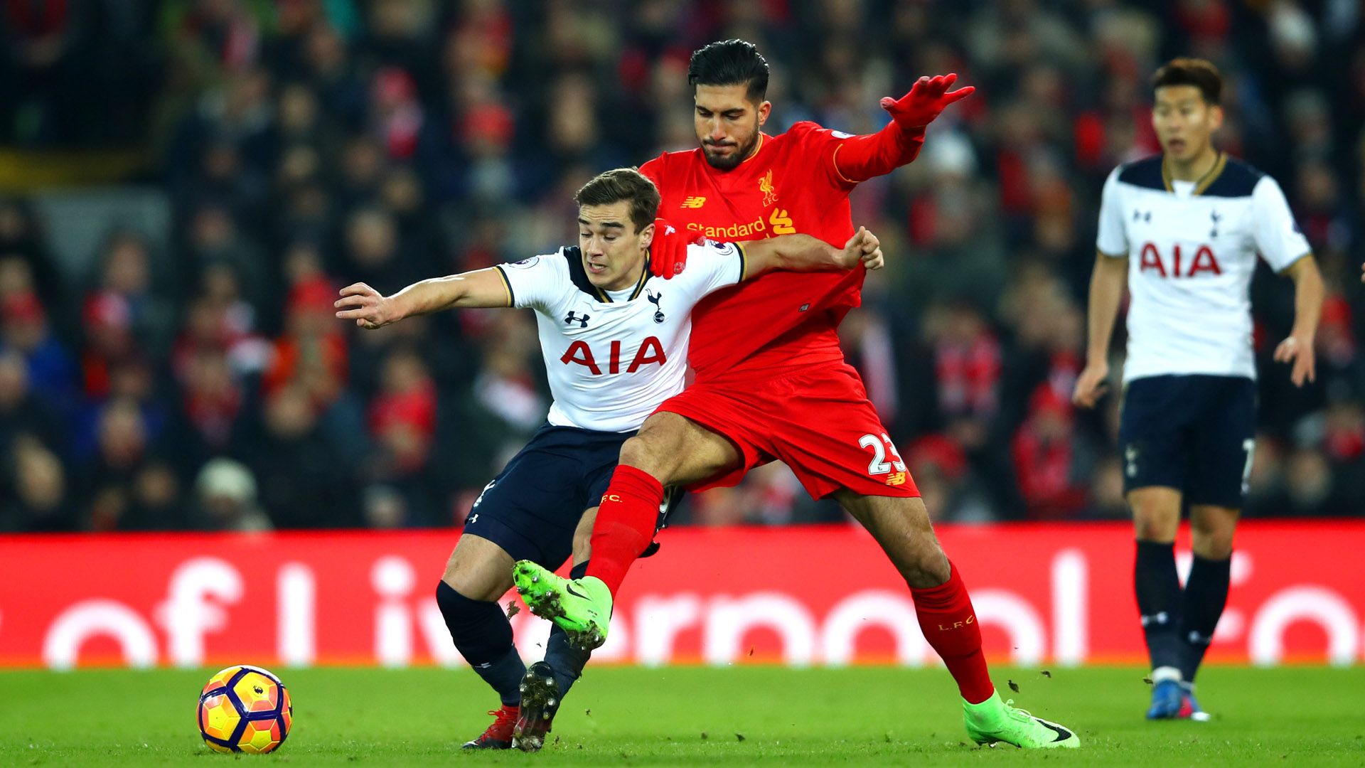 Harry Winks Tottenham Emre Can Liverpool Premier League