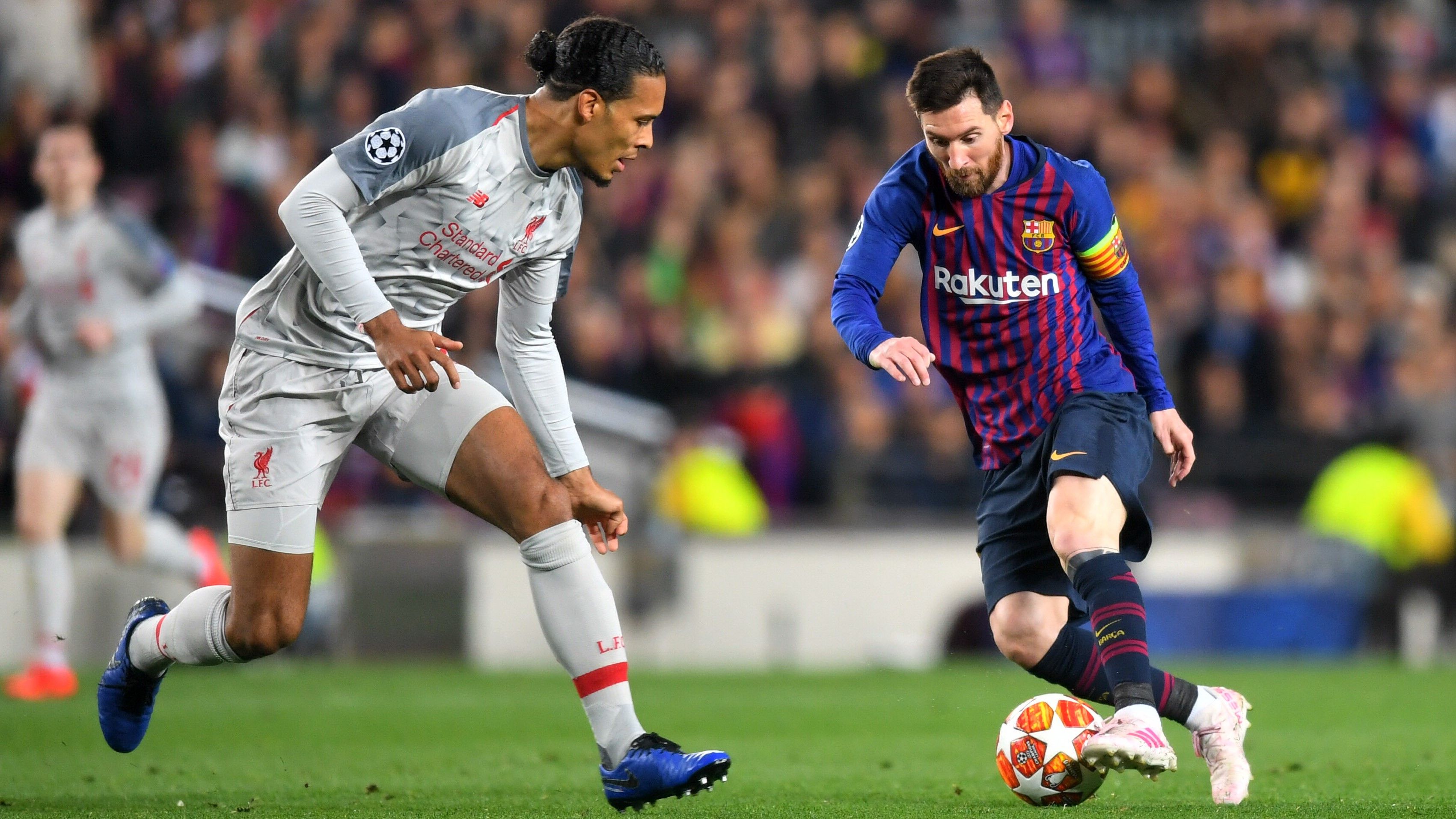 Lionel Messi Virgil van Dijk Barcelona Liverpool UCL 01052019