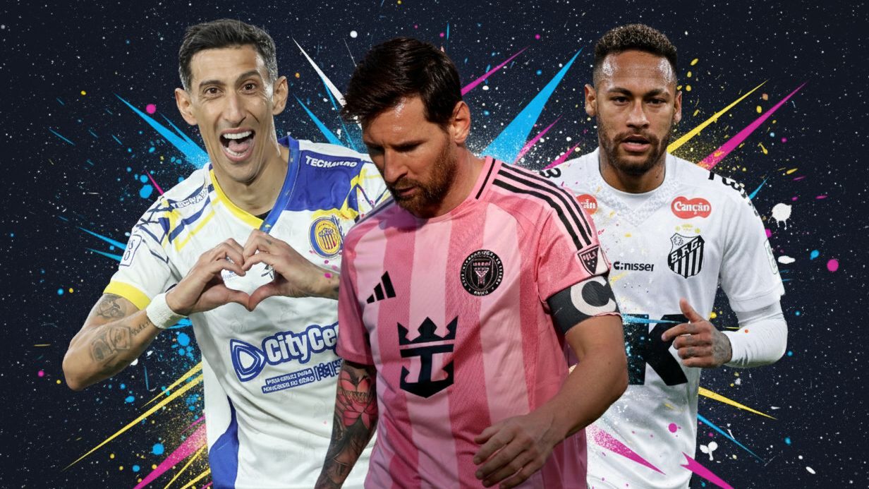 Lionel Messi Neymar Angel Di Maria