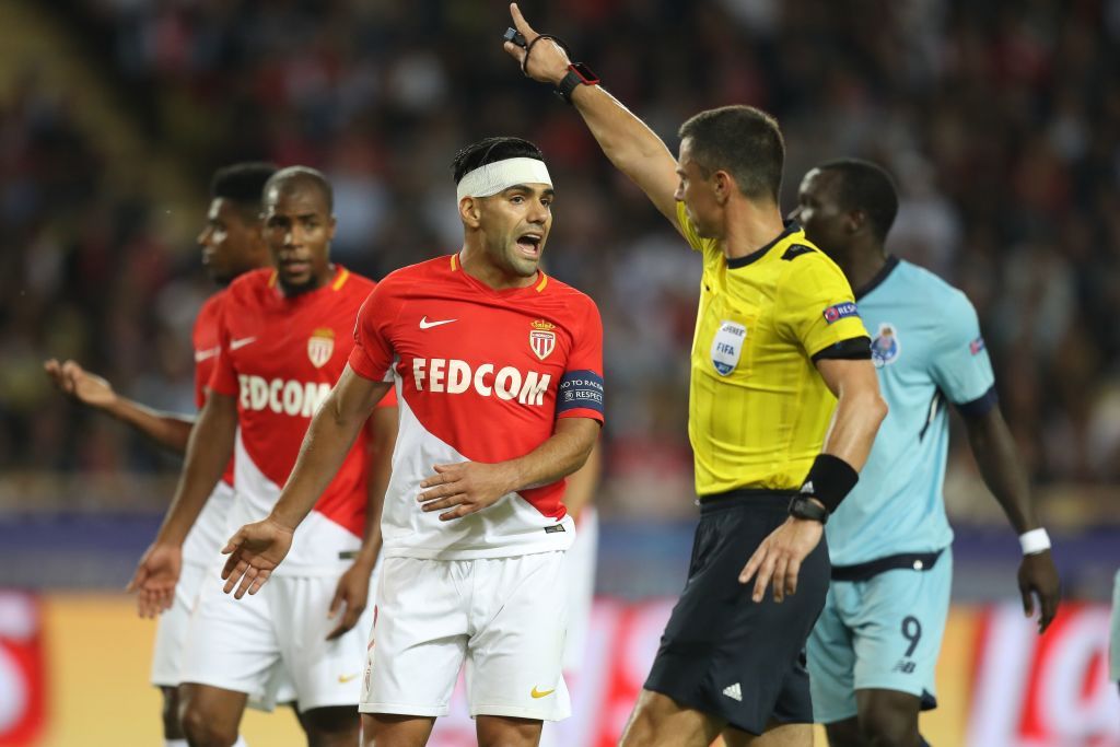 Radamel Falcao Monaco vs Porto Champions League 26082017