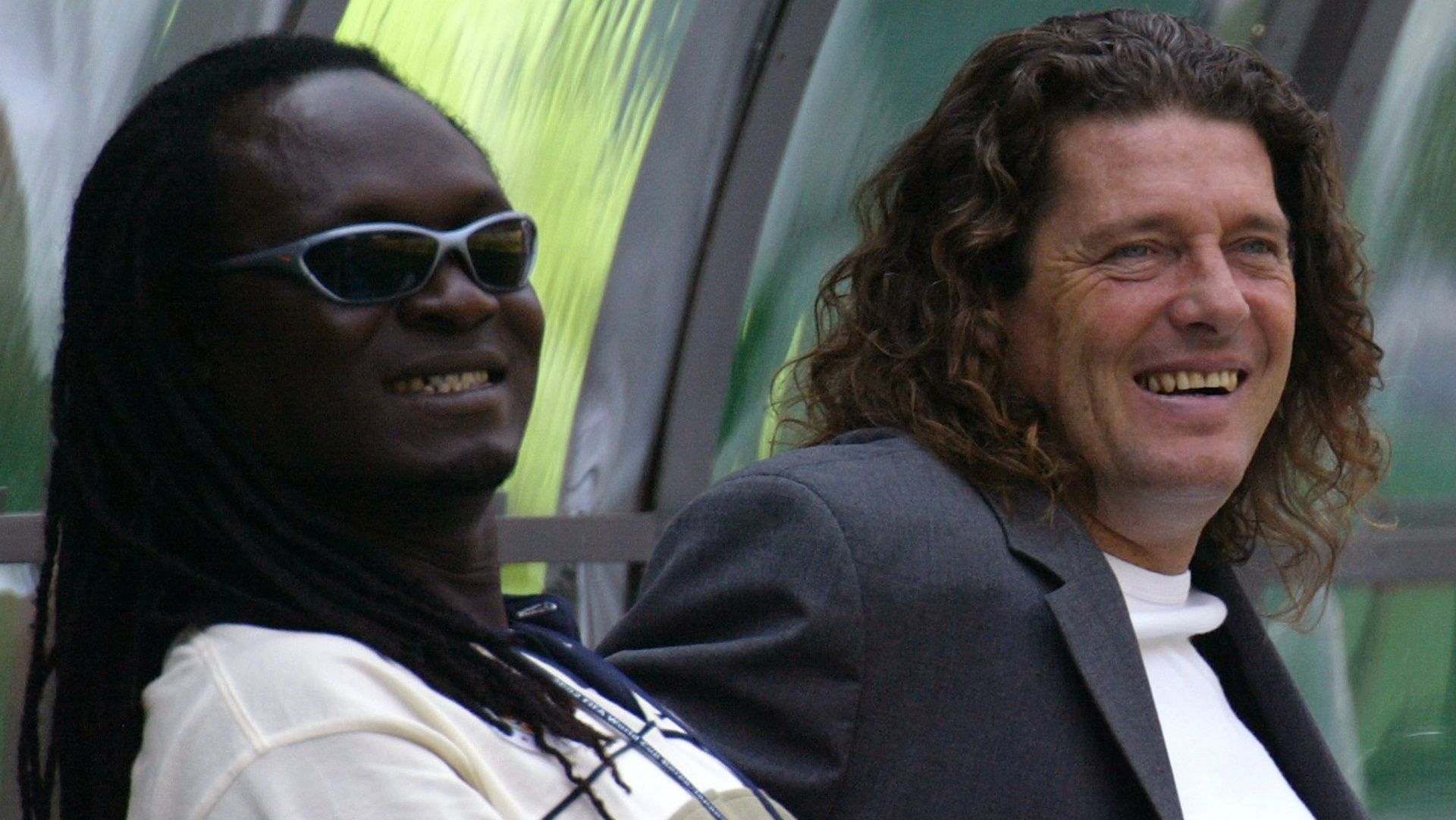 Jules Bocande and Bruno Metsu of Senegal