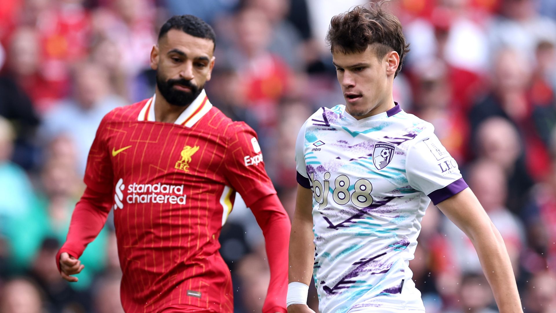 Milos Kerkez Bournemouth Liverpool 2024-25