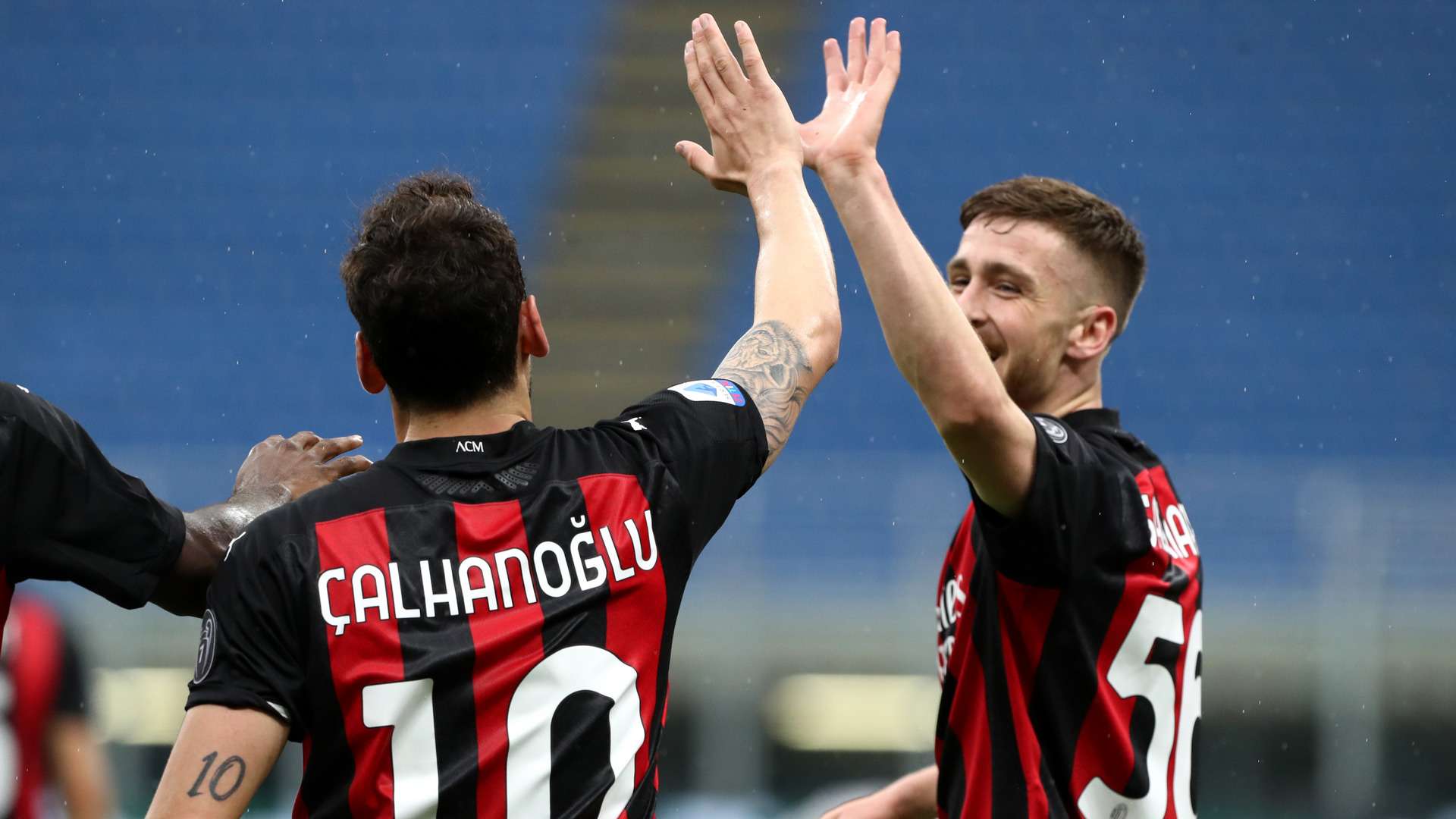 Hakan Calhanoglu. AC Milan vs Sassuolo 04.21.2021