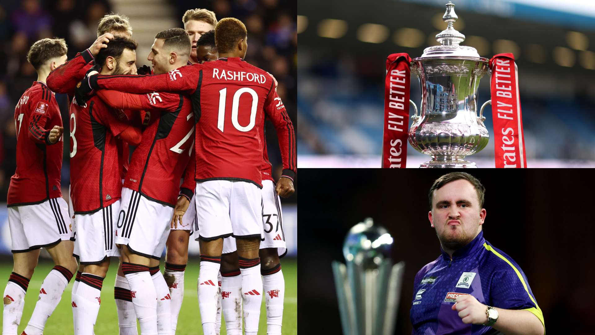 Manchester United FA Cup Luke Littler