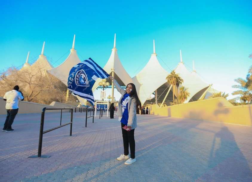 مشجعات السعودية