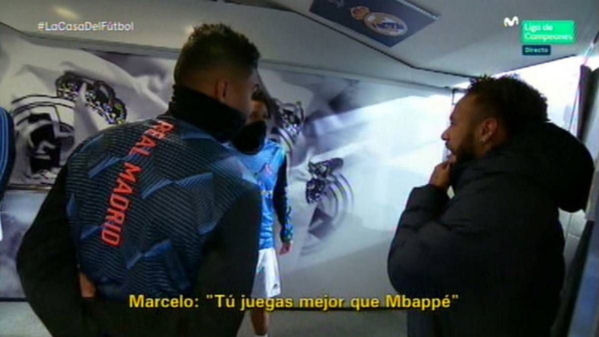 Marcelon Neymar Casemiro Real Madrid PSG Champions league 26112019
