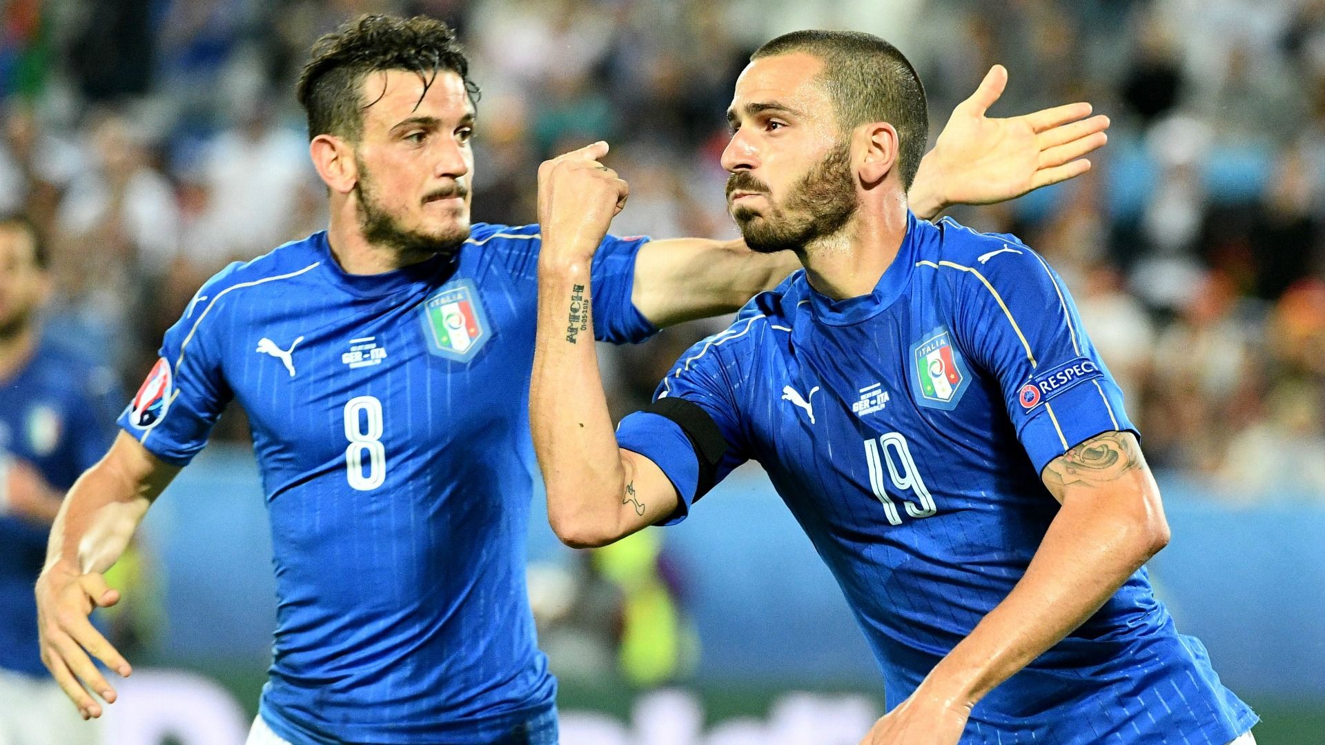 Leonardo Bonucci Alessandro Florenzi Italy