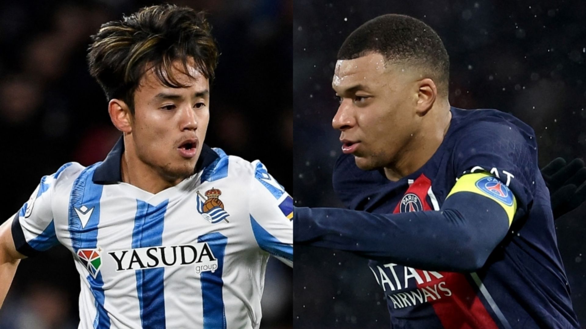 Takefusa Kubo Real Sociedad Kylian Mbappe PSG