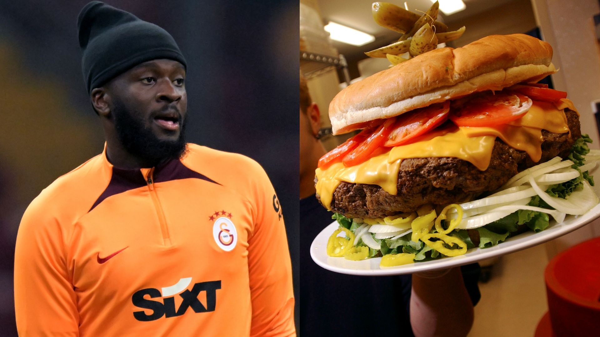 Tanguy Ndombele Burger split
