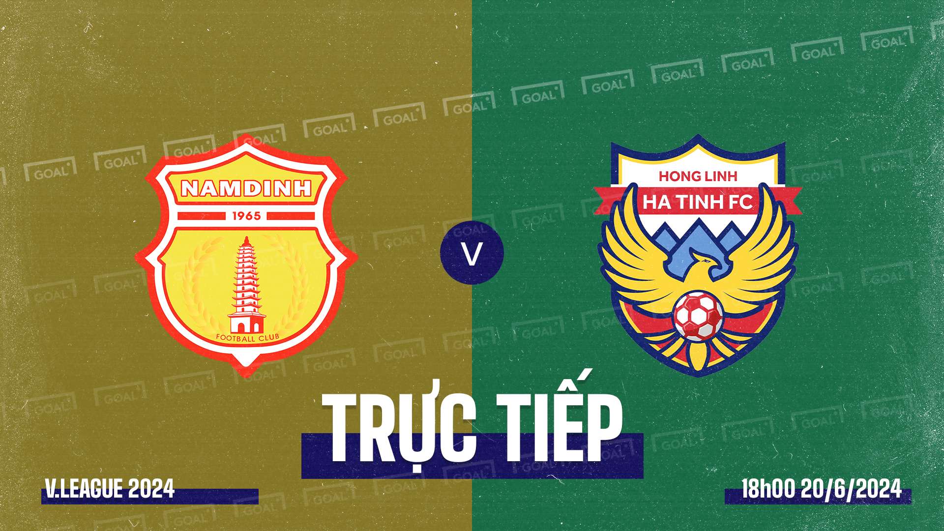 Nam Dinh vs Ha Tinh V.League 2024 GFX