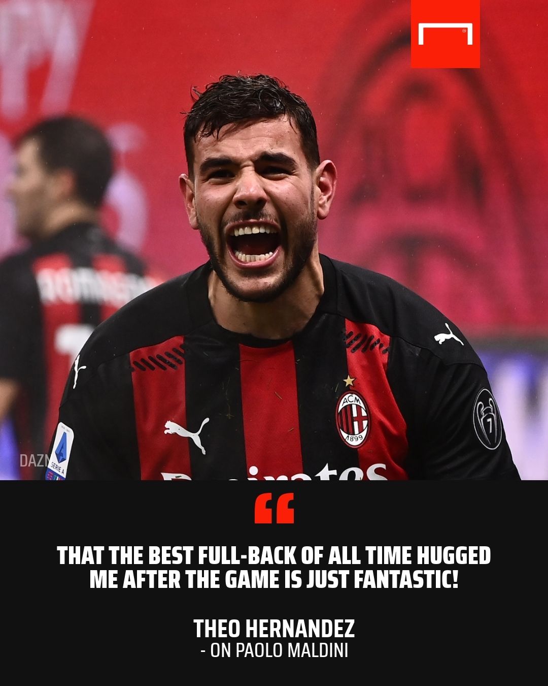 Theo Hernandez Paolo Maldini AC Milan GFX