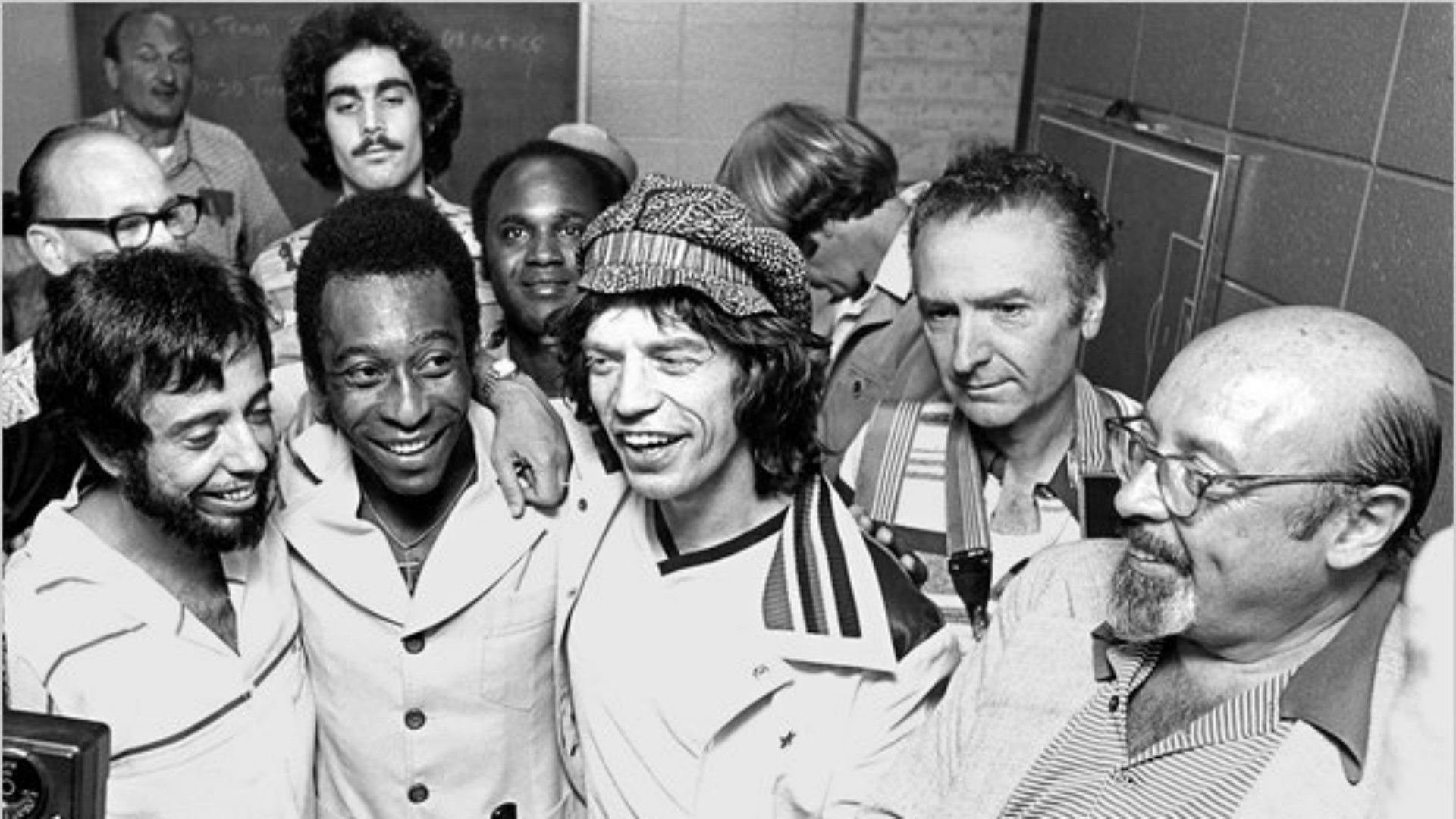 WB Pele Mick Jagger Cosmos 1977