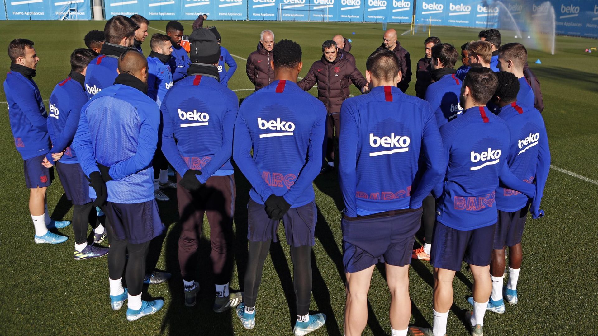 Entrenamiento del Barcelona