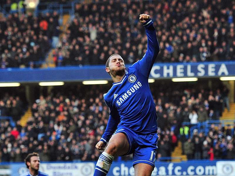 Eden Hazard Chelsea vs Swansea City English Premier League 12262013