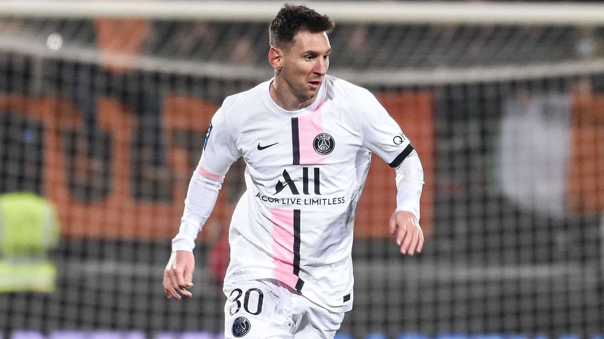 Paris Saint-Germain's Argentinian forward Lionel Messi