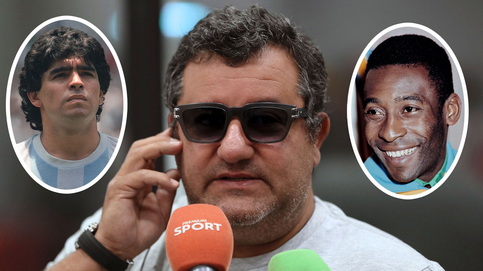 Maradona Mino Raiola Pele