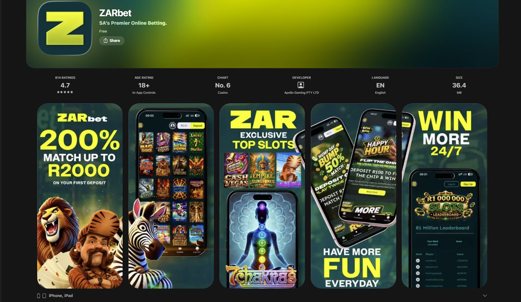 zarbet-app-ios