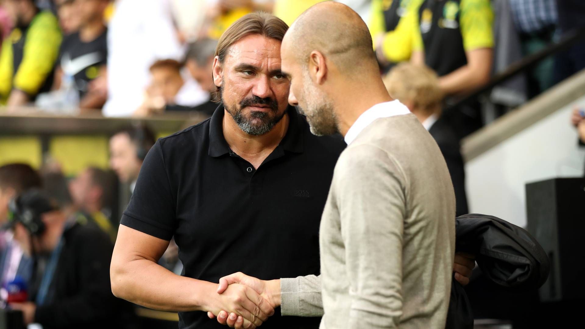 Pep Guardiola Daniel Farke Handschlag