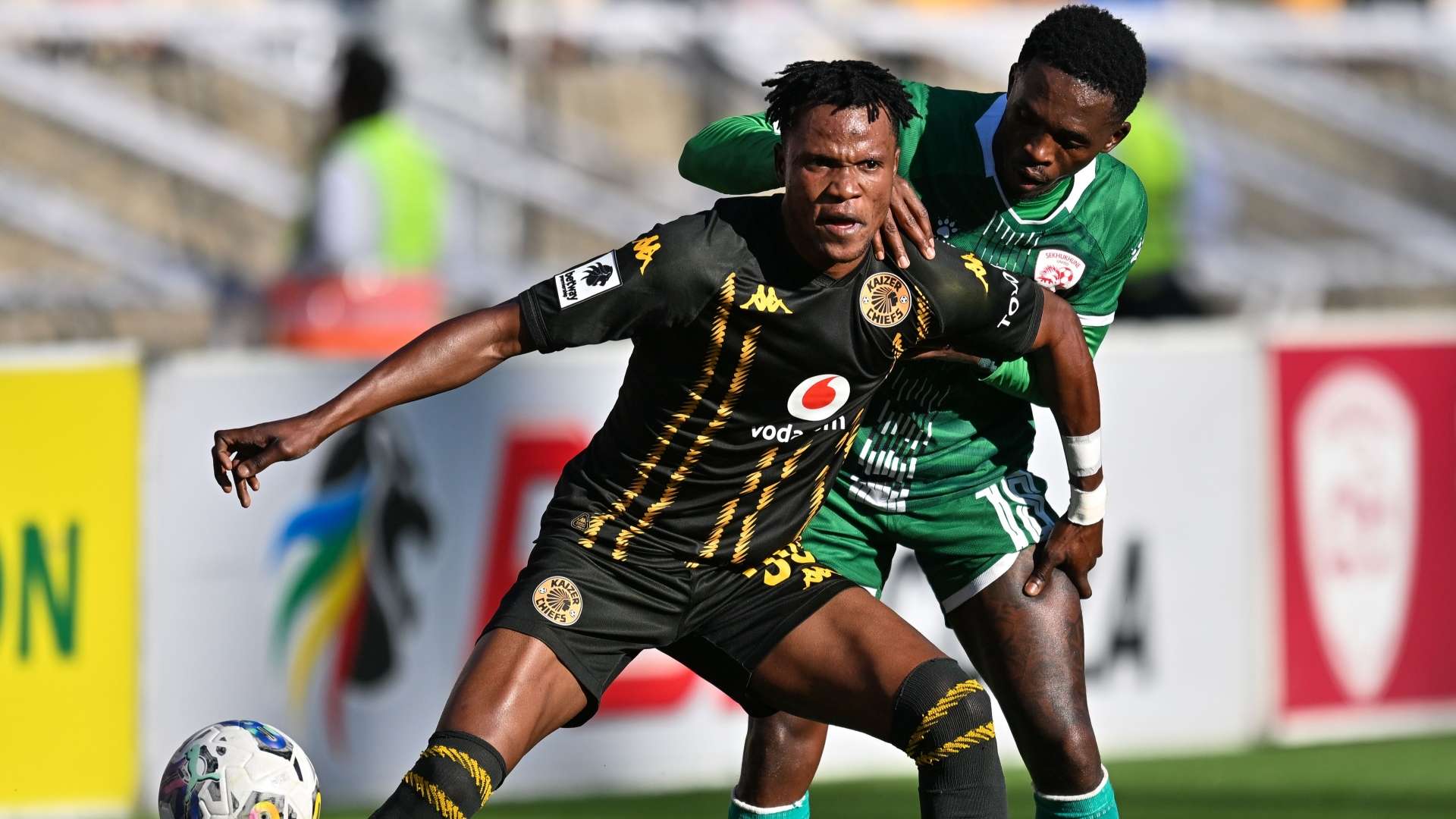 Glody Lilepo and Thabang Monare, Kaizer Chiefs vs Sekhukhune United