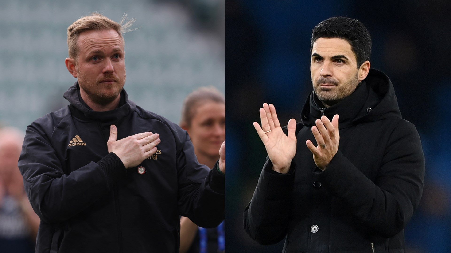 Jonas Eidevall Mikel Arteta Arsenal 2023