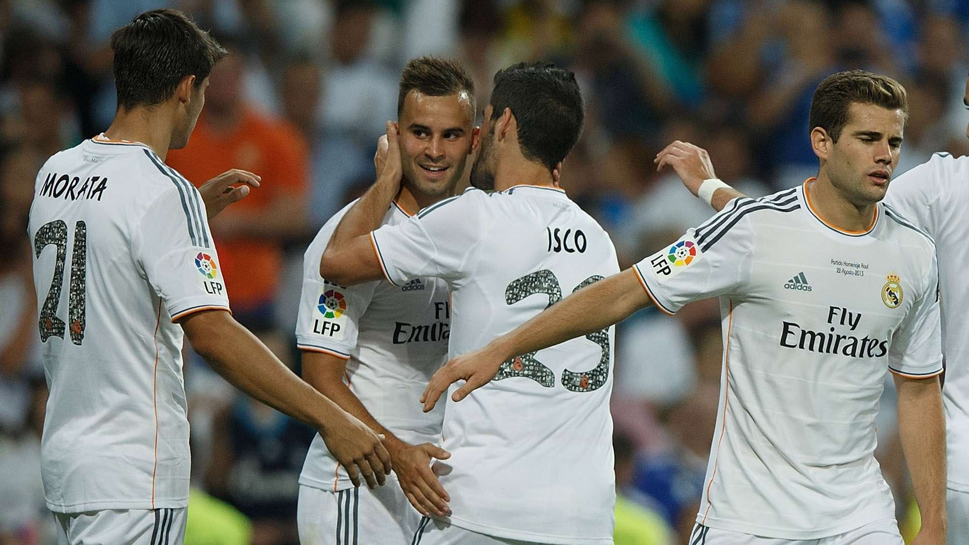 Nacho Fernandez Jese Rodriguez Alvaro Morata Real Madrid La Liga