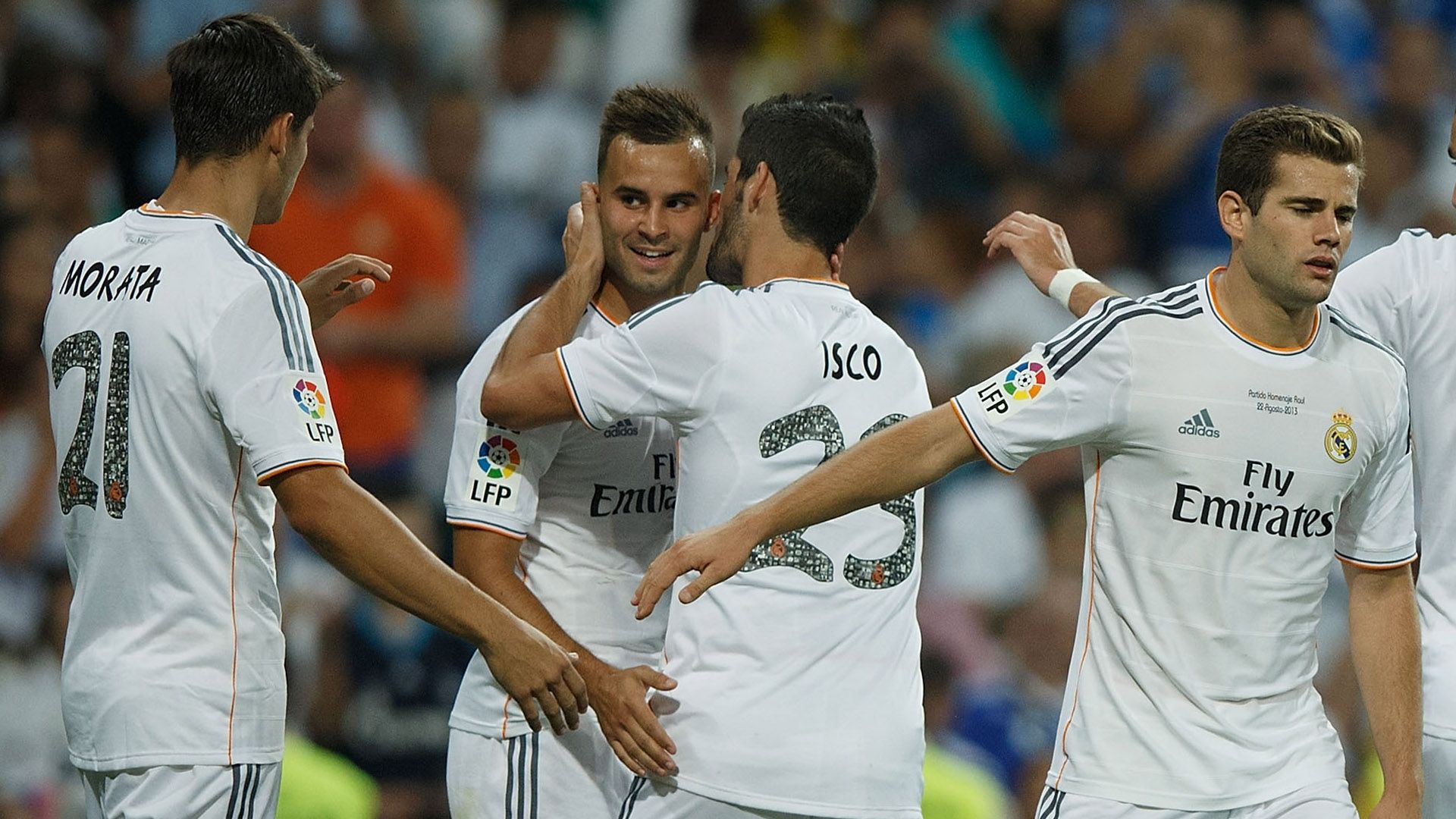 Nacho Fernandez Jese Rodriguez Alvaro Morata Real Madrid La Liga