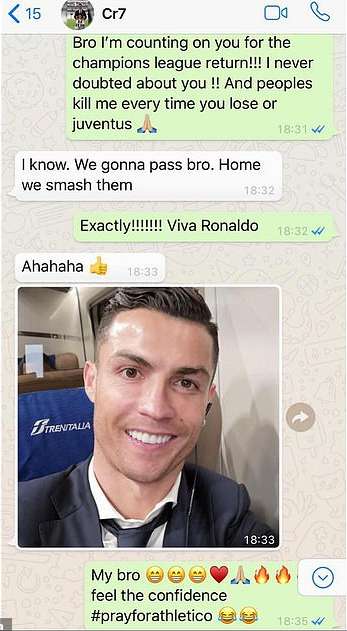 Ronaldo WhatsApp