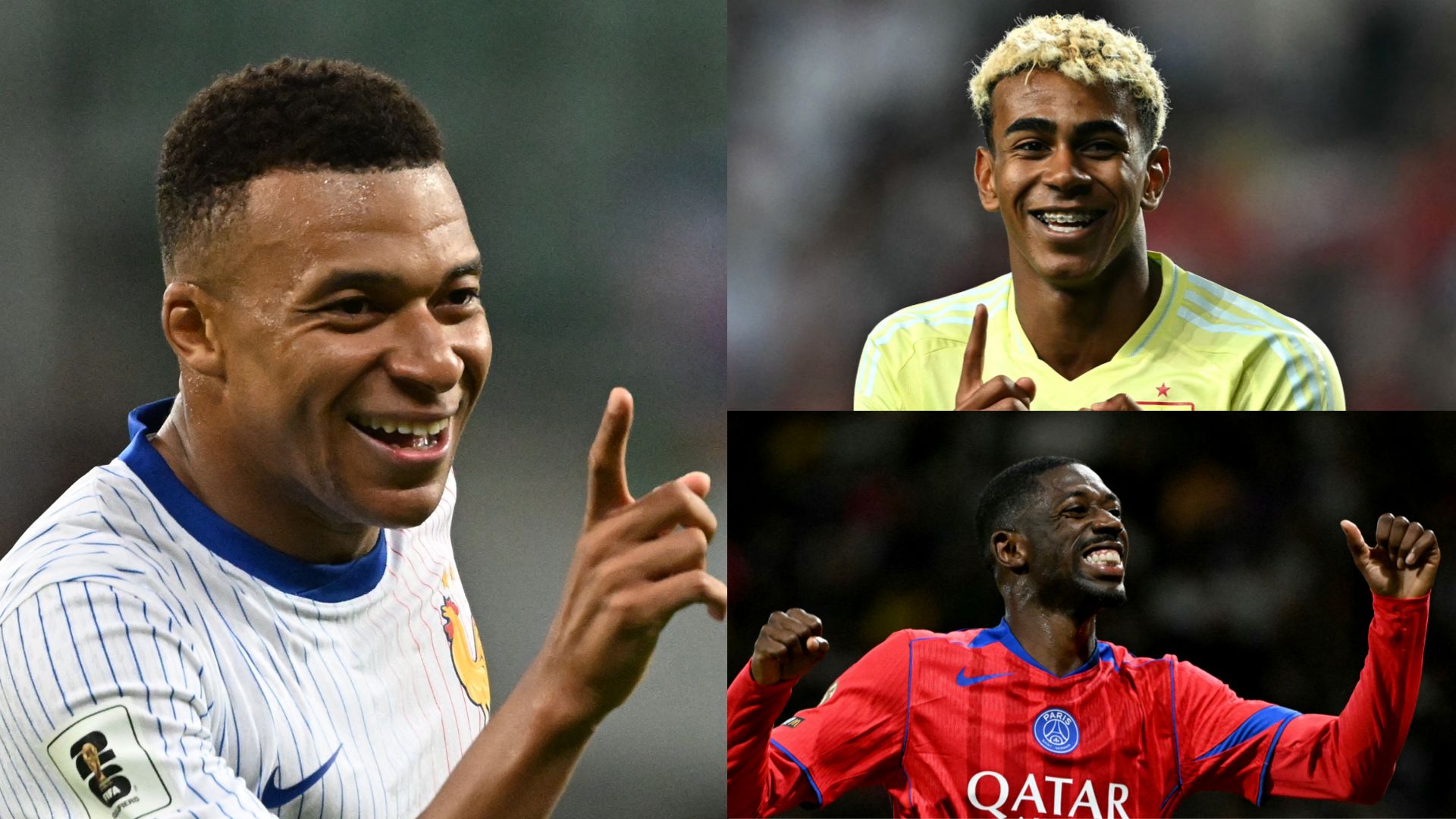 GFX Kylian Mbappe Lamine Yamal Ousmane Dembele