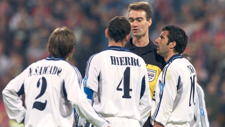 Real Madrid Champions League exit 2001