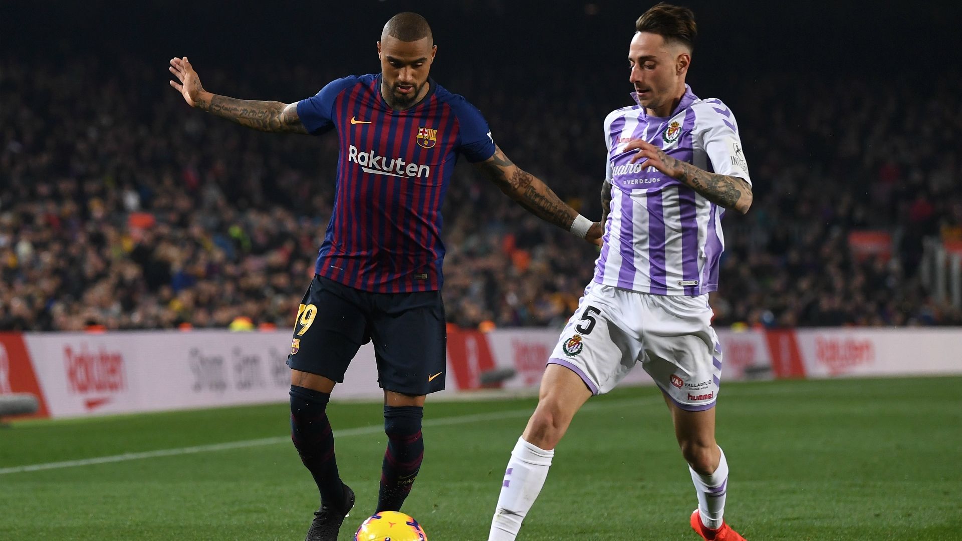 Kevin-Prince Boateng Fernando Calero Barcelona - Real Valladolid 02162019