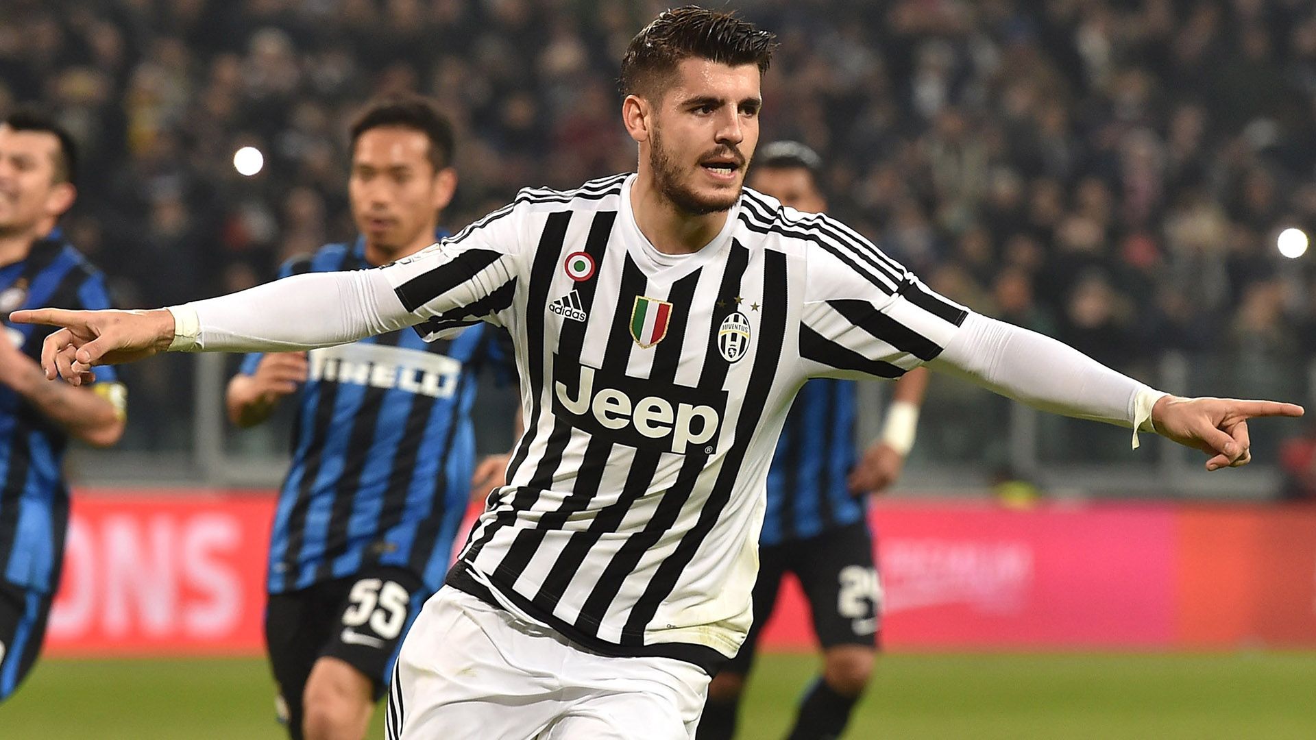 Alvaro Morata Juventus Inter Coppa Italia