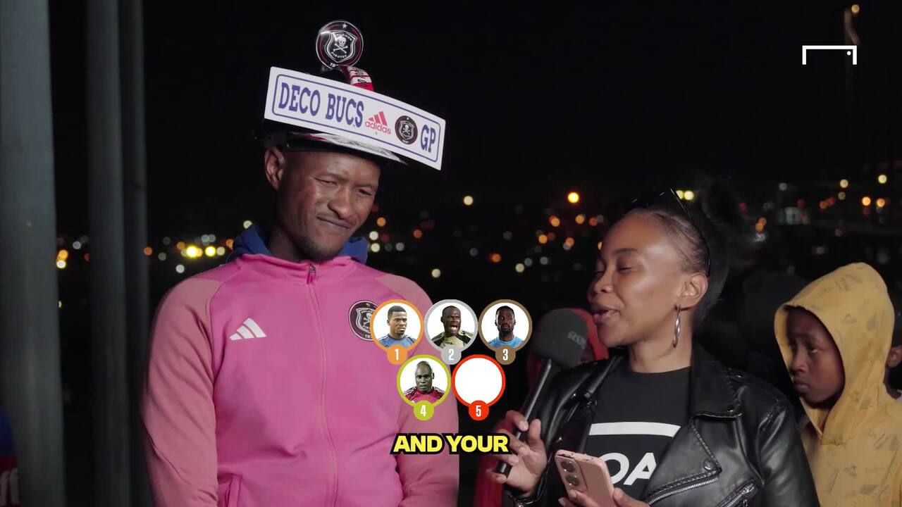 Orlando Pirates fan blind ranking goalkeepers video