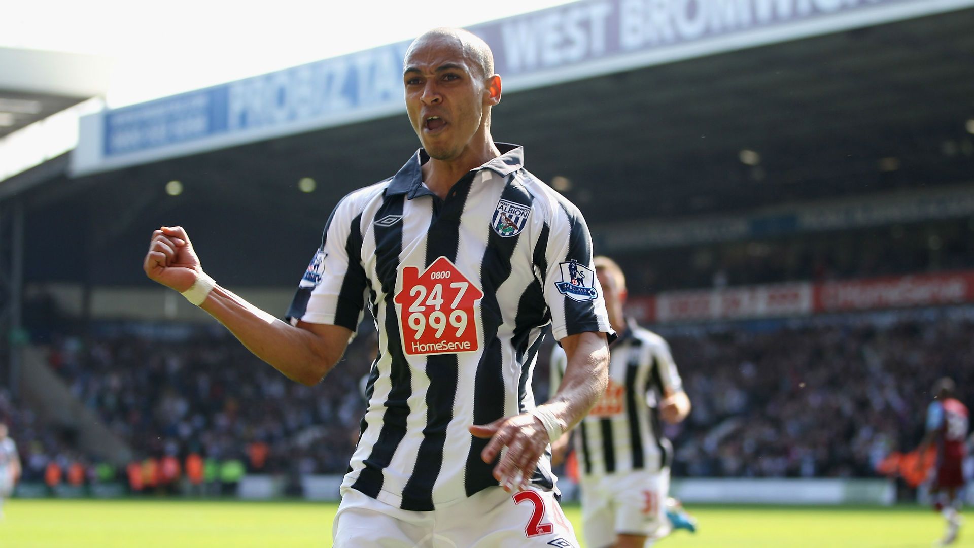 Peter Odemwingie West Bromwich Albion April 2011