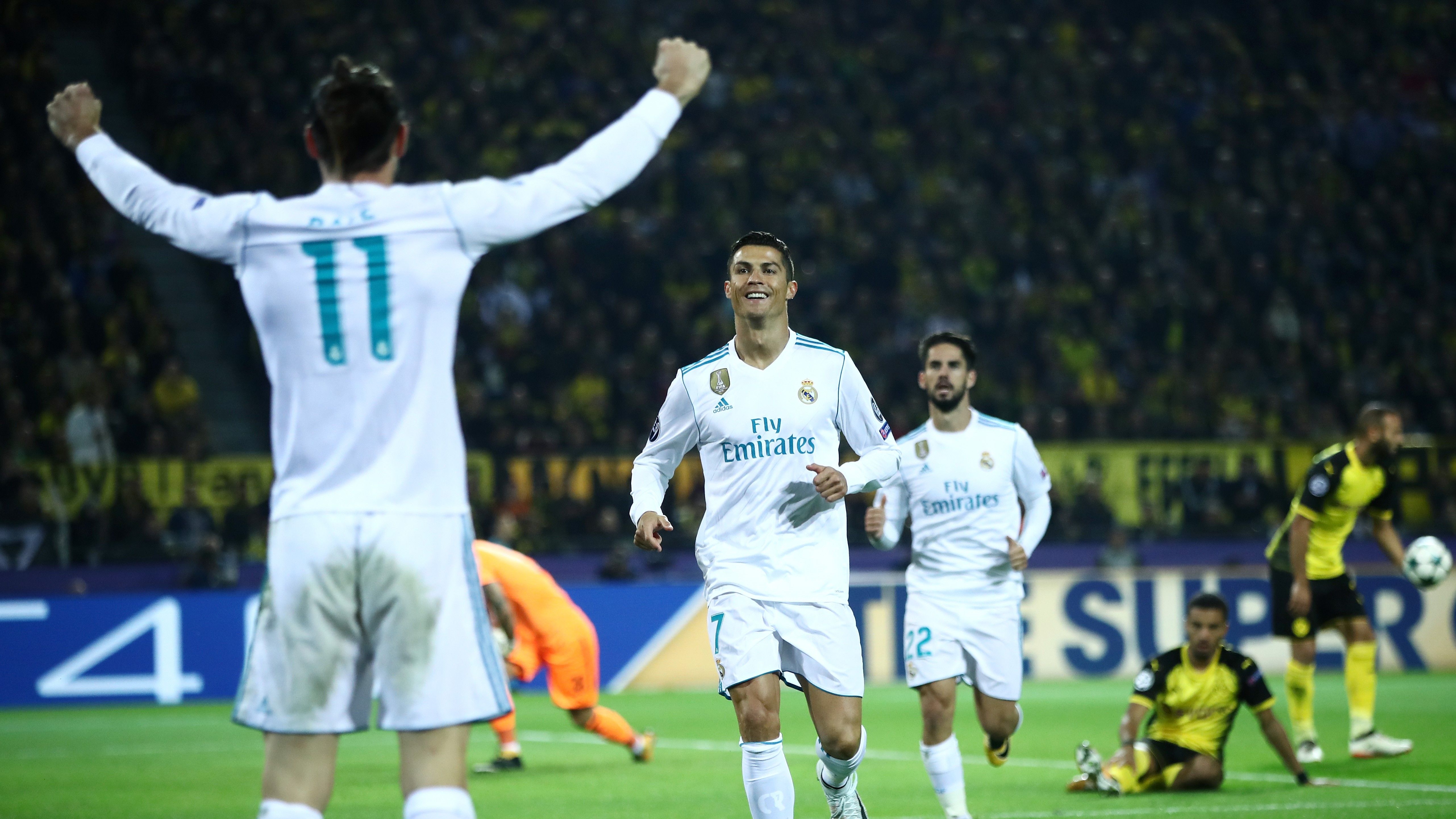 Cristiano Ronaldo Gareth Bale Borussia Dortmund Real Madrid UCL 26092017