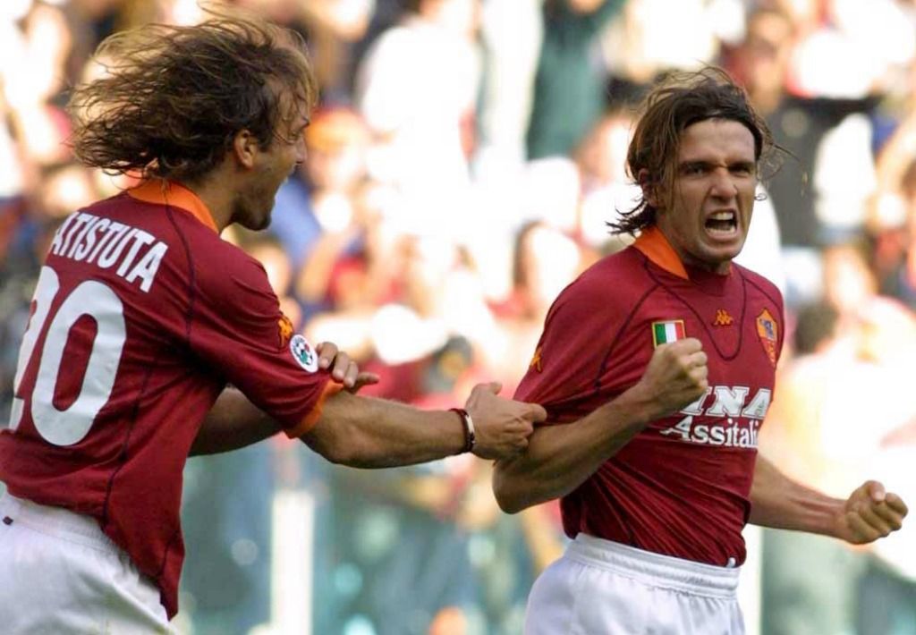 Gabriel Omar Batistuta Vincent Candela Roma