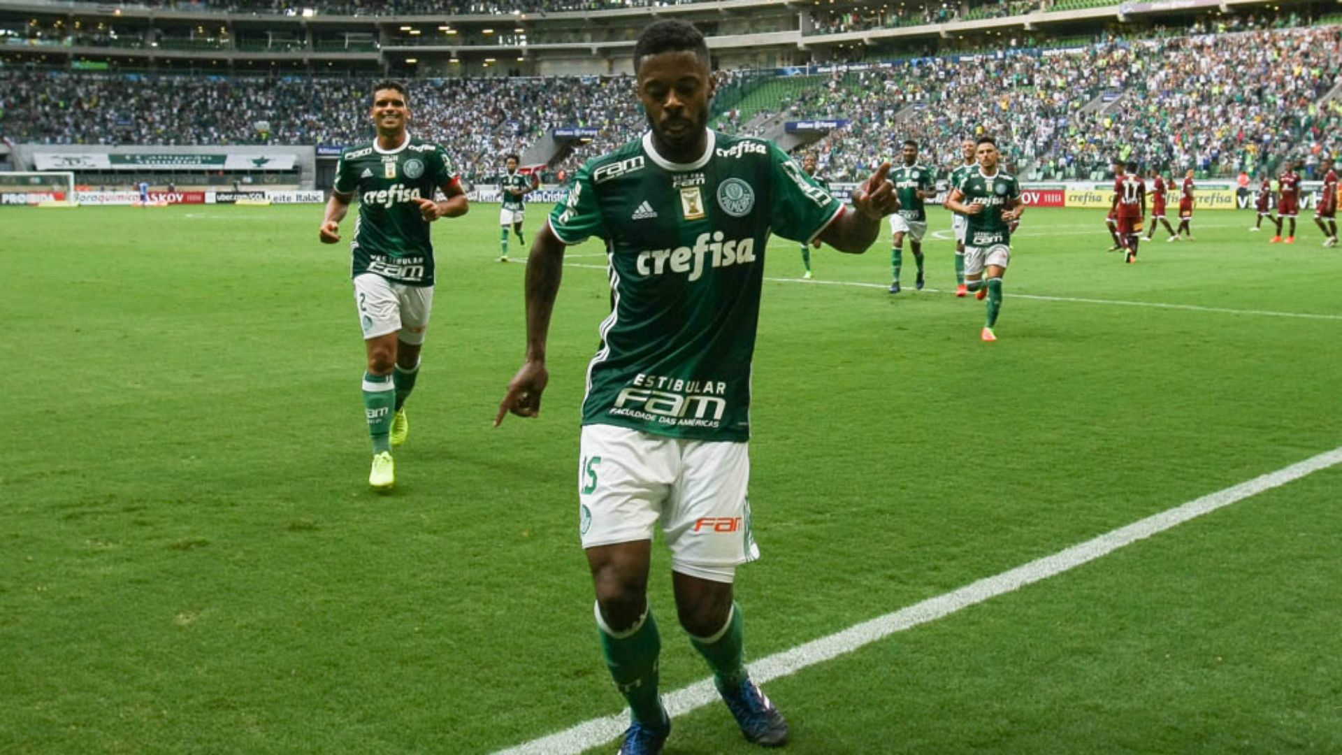Michel Bastos - Palmeiras x Ferroviária - 26/02/2017