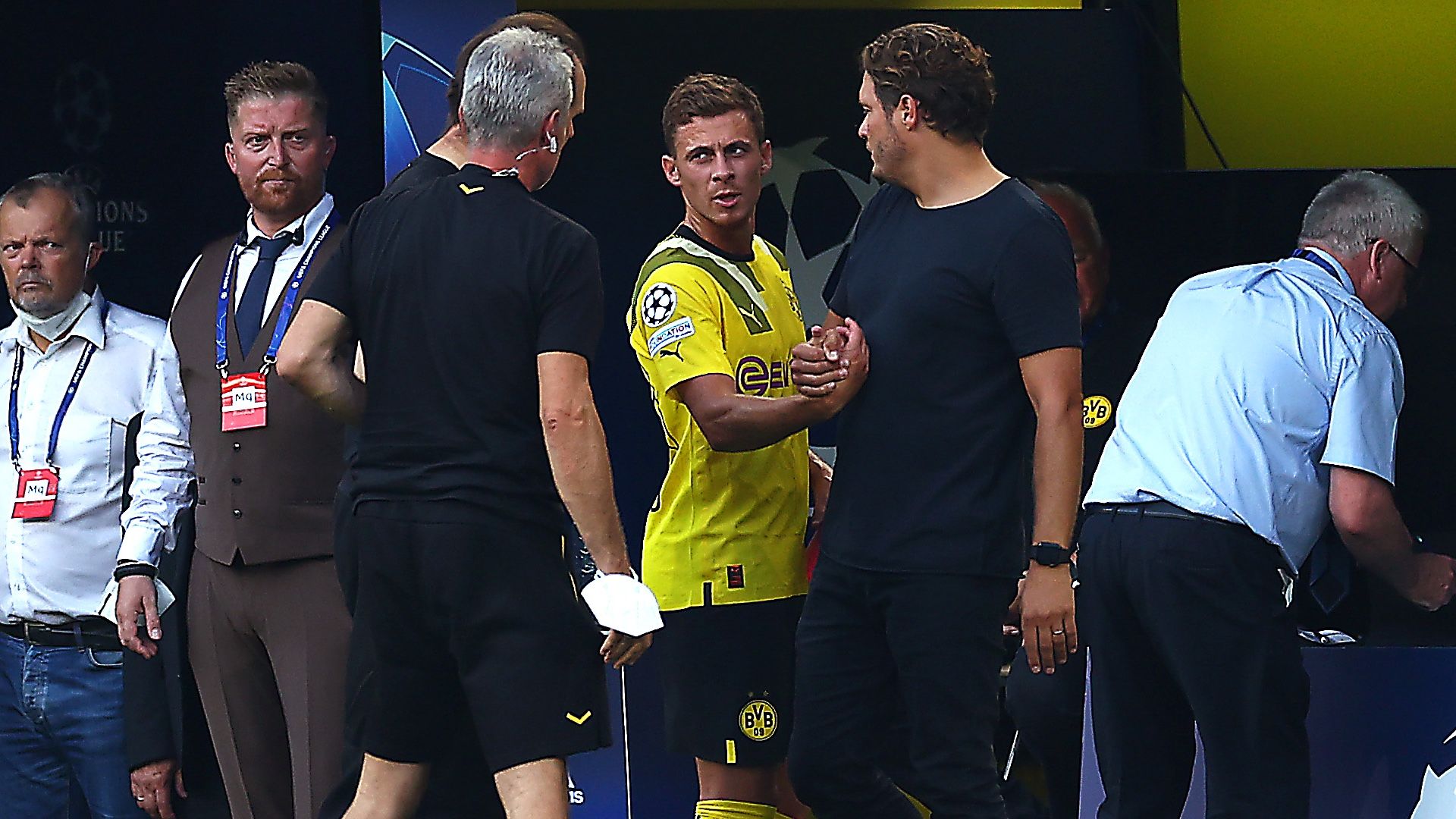 Thorgan Hazard Borussia Dortmund Kopenhagen 2022