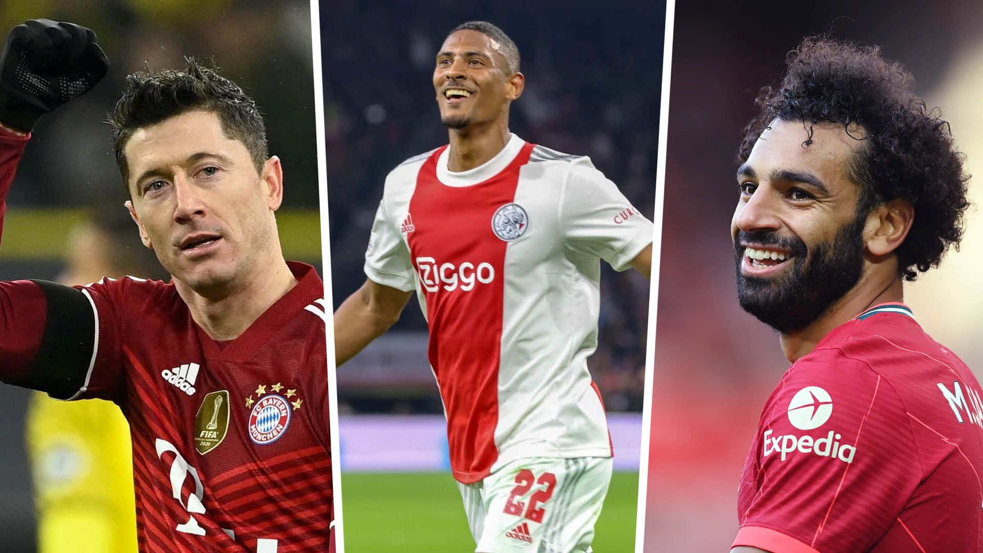 Lewandowski Haller Salah